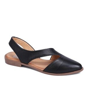 Women’s BUENO 100% leather BIANCA FLAT size 36 / US5,5-6 black